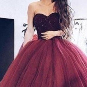 Gold ballroom dress. The top is gold/sequence